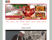 Tablet Screenshot of murrayscatering.net